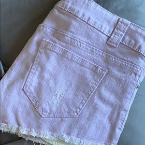 Forever21 lilac purple jean short